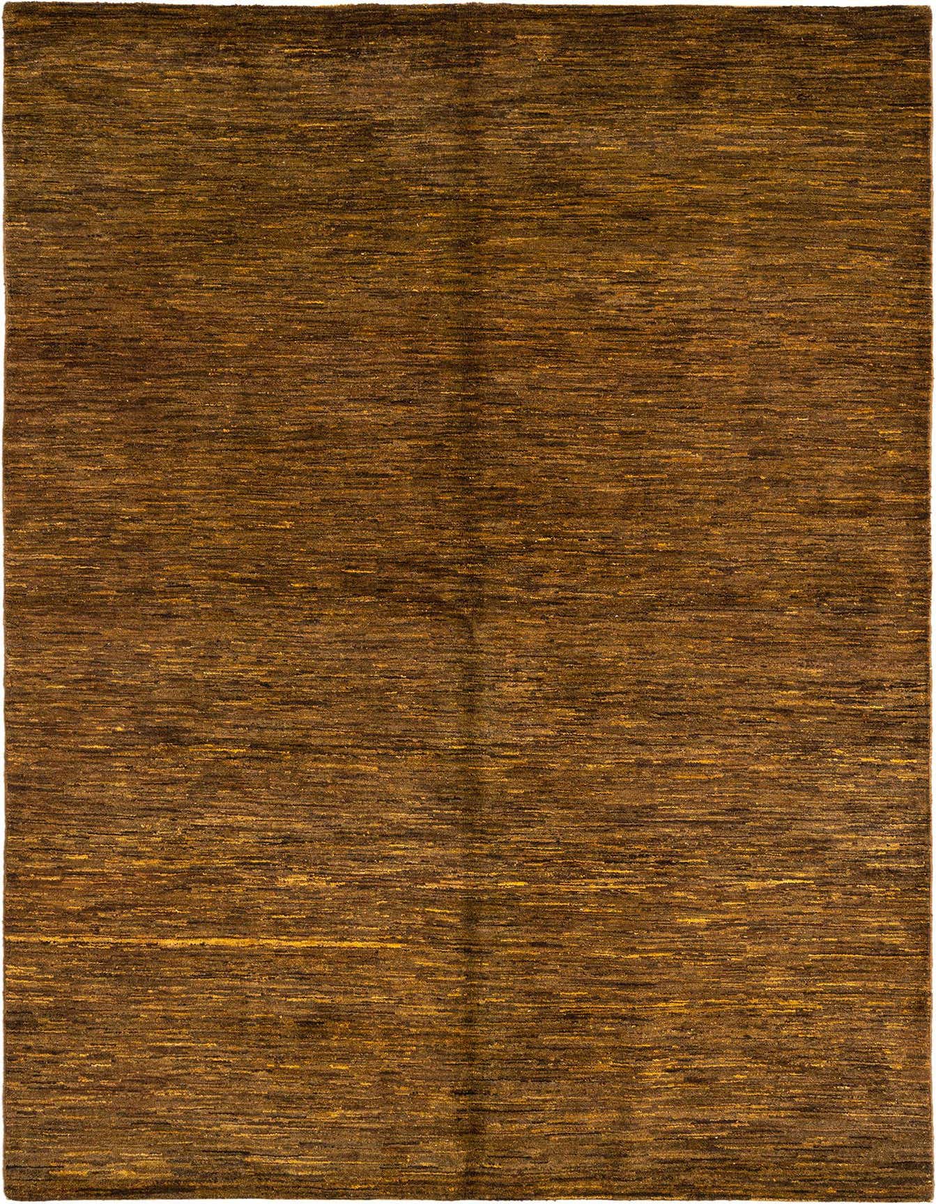 A 5x8 rectangular Juma rug in varying shades of brown and tan, featuring a subtle Persian pattern.