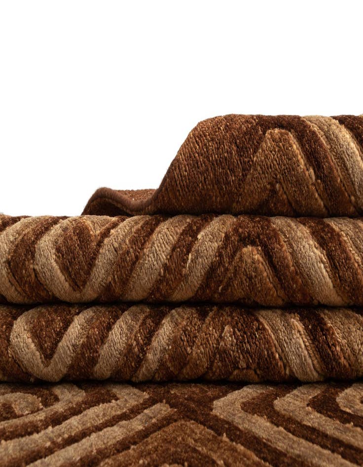 Detail image of  5' 9 x 9' Juma Wool Rug