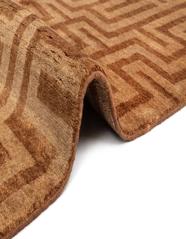 Detail image of  5' 6 x 8' Juma Wool Rug