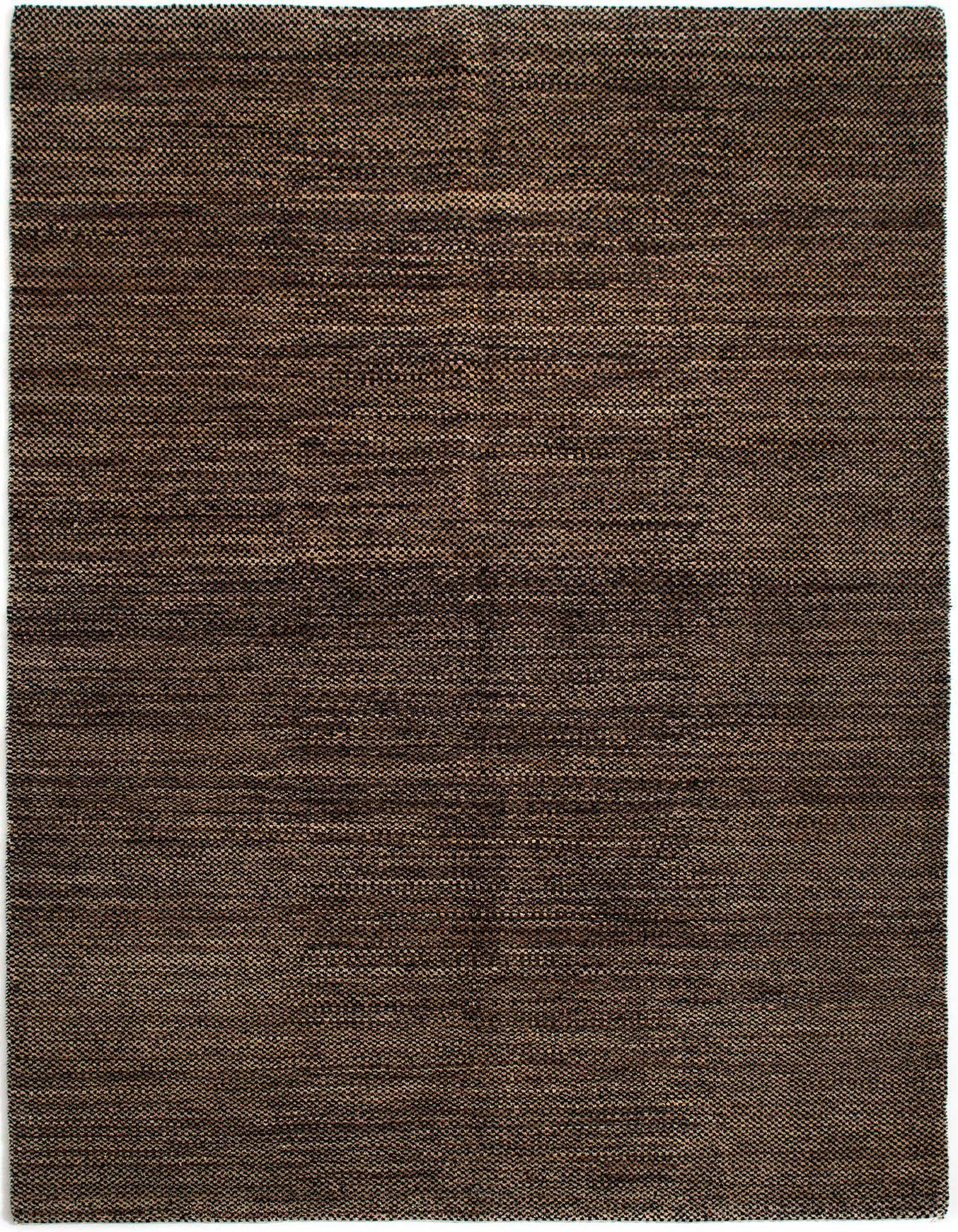 A 5x8 rectangular Juma rug in varying shades of brown and tan, featuring a subtle Persian pattern.