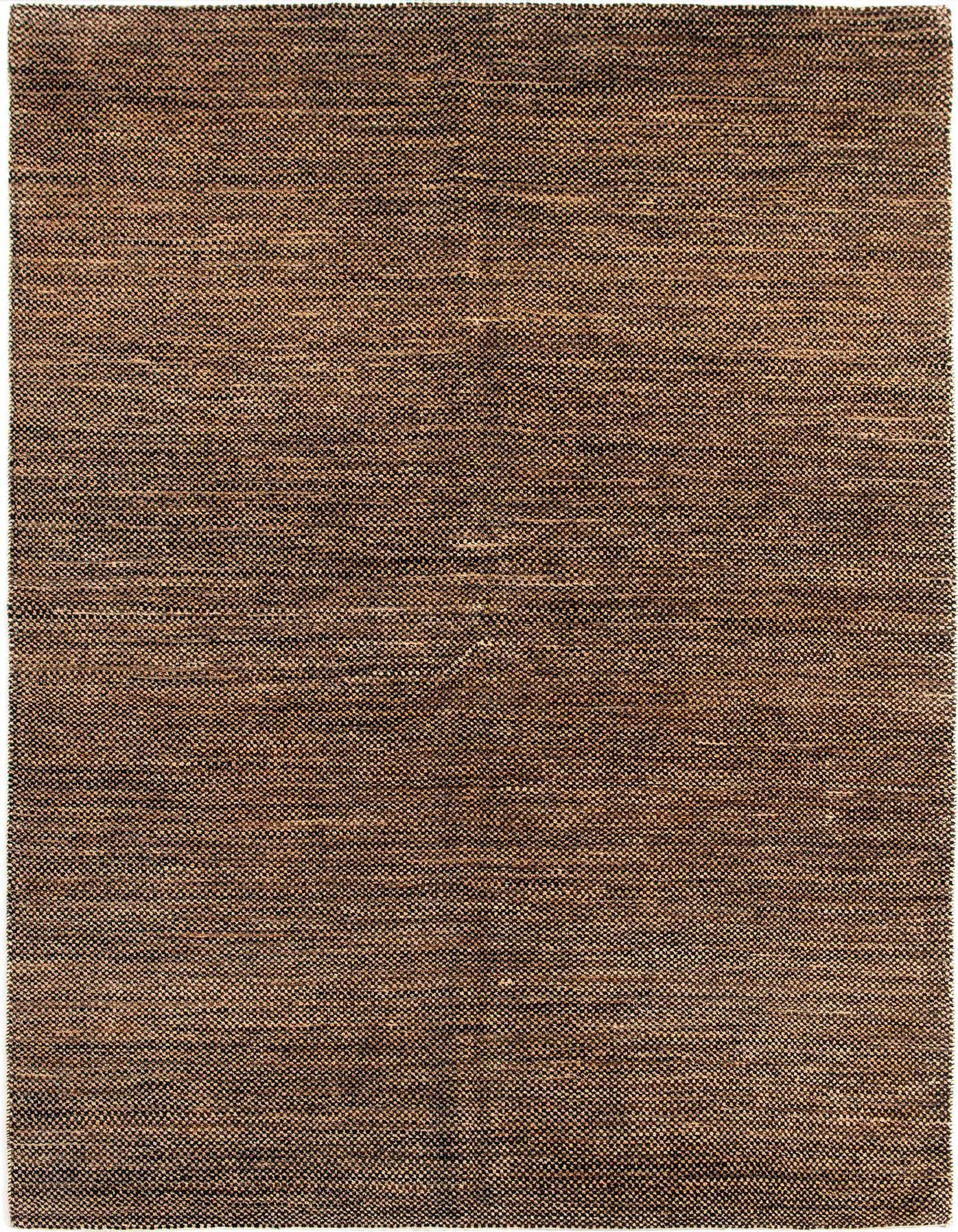 A 5x8 rectangular Juma collection rug by Rugs.com, featuring a rich brown and tan Persian pattern, ideal for a living room.