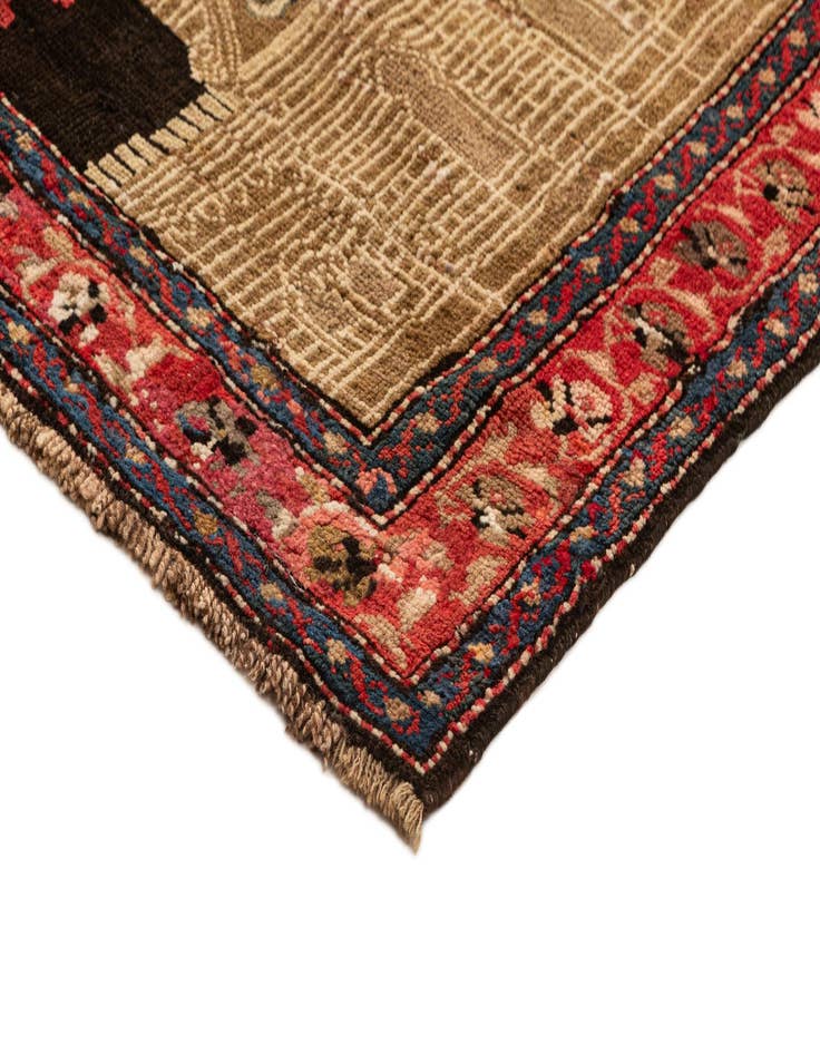 Detail image of  4' 2 x 6' 9 Karabagh Rug