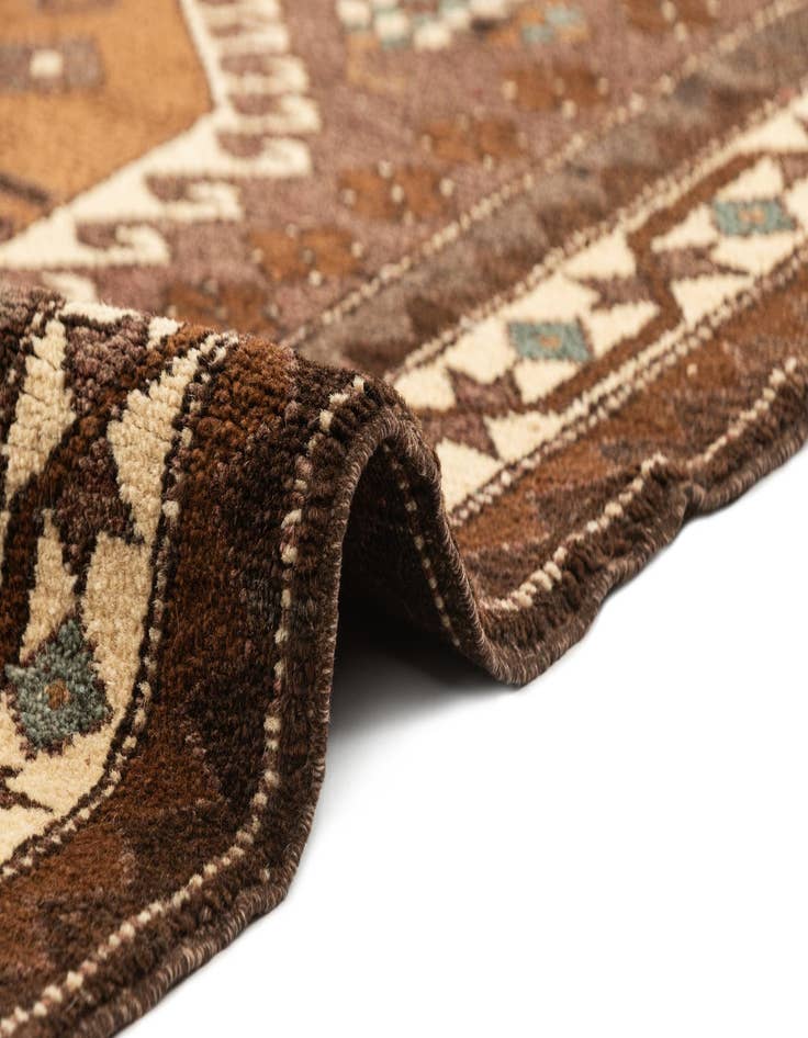 Detail image of  4' 6 x 6' 7  Hand Knotted Kars Wool Rug