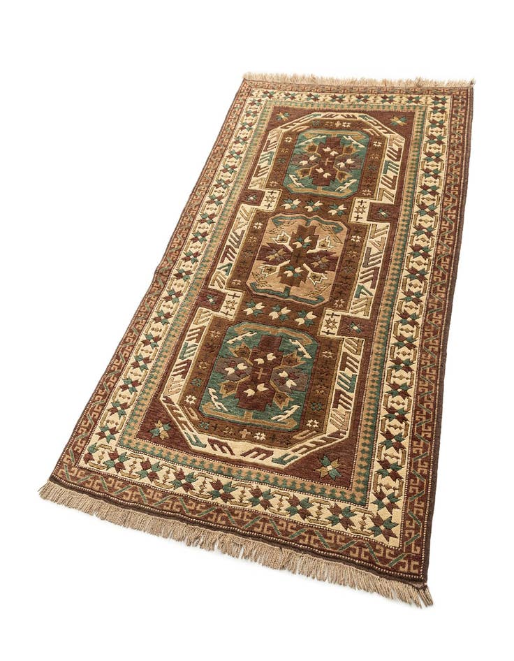 Detail image of  4' 5 x 6' 10  Hand Knotted Kars Wool Rug