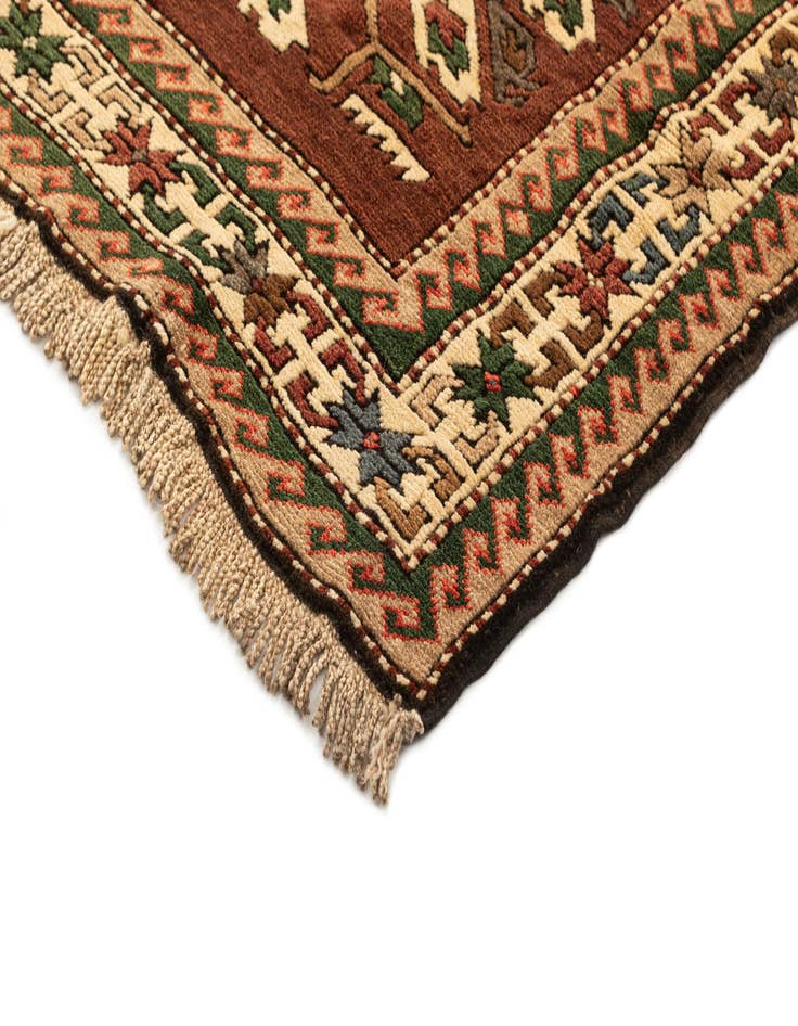 Detail image of  4' 5 x 6' 1  Hand Knotted Kars Wool Rug