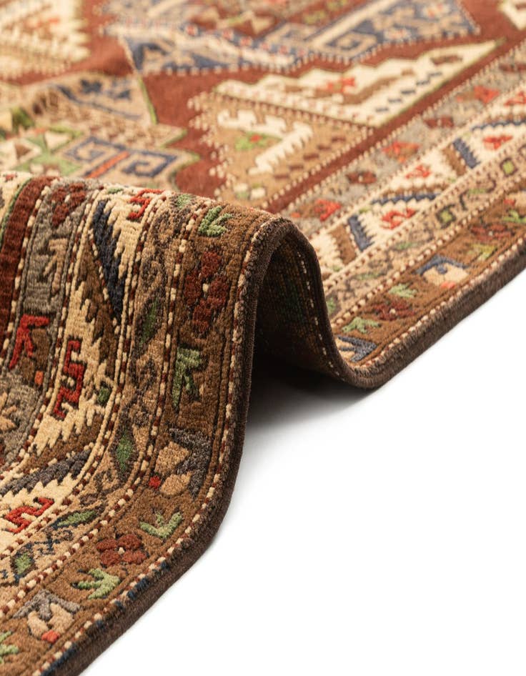 Detail image of  4' 8 x 7' 2  Hand Knotted Kars Wool Rug