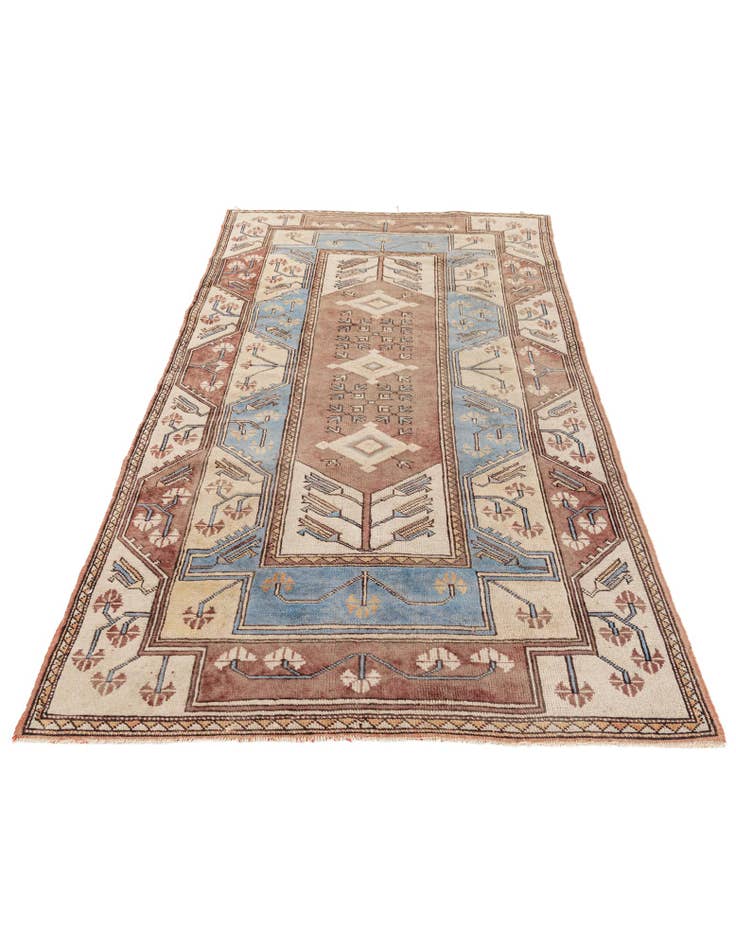 Detail image of  3' 11 x 7' 4  Hand Knotted Kars Wool Rug