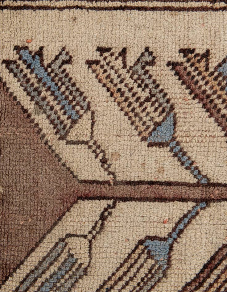 Detail image of  3' 11 x 7' 4  Hand Knotted Kars Wool Rug