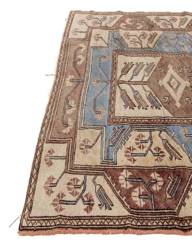 Detail image of  3' 11 x 7' 4  Hand Knotted Kars Wool Rug