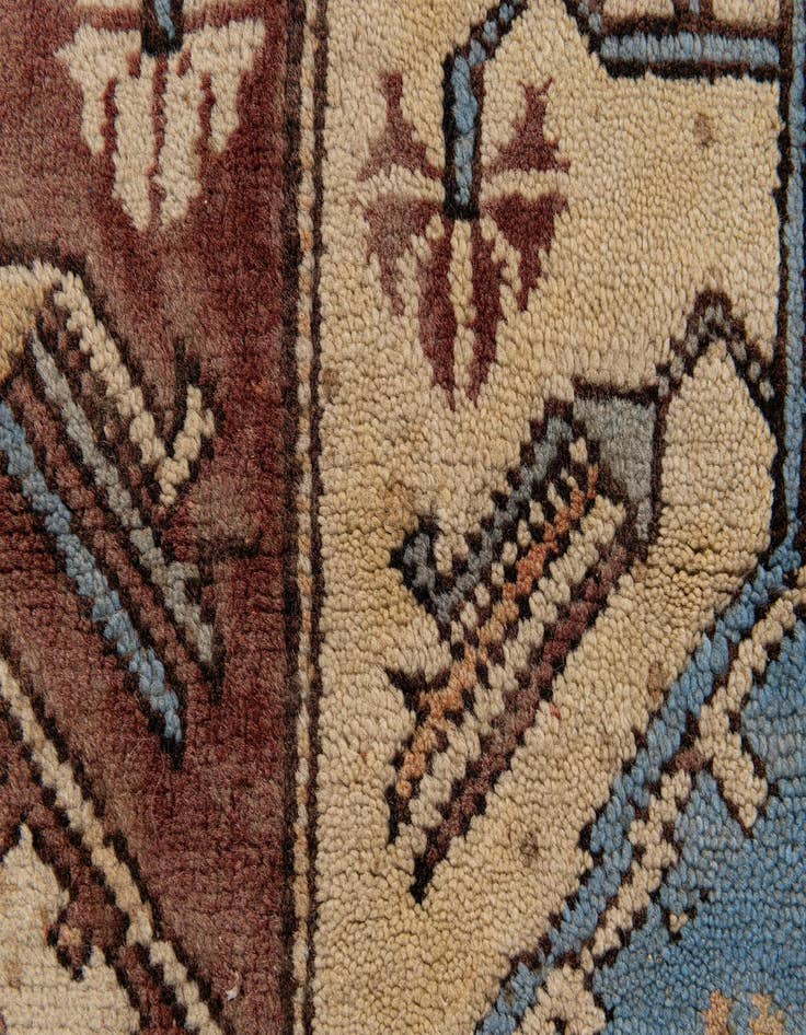 Detail image of  3' 11 x 7' 4  Hand Knotted Kars Wool Rug