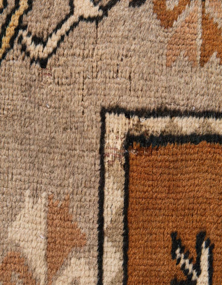 Detail image of  4' x 7' 6  Hand Knotted Kars Wool Rug