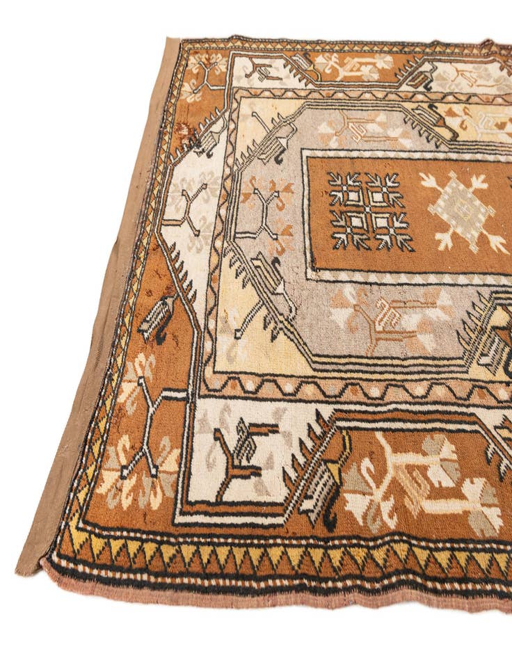 Detail image of  4' x 7' 6  Hand Knotted Kars Wool Rug