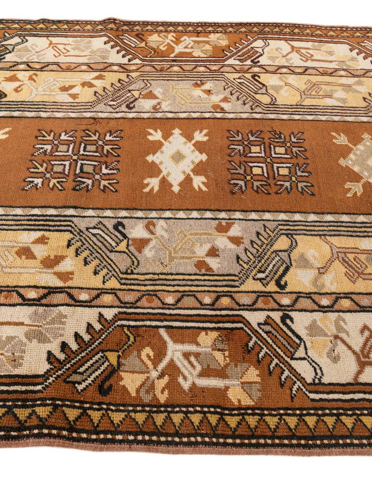 Detail image of  4' x 7' 6  Hand Knotted Kars Wool Rug