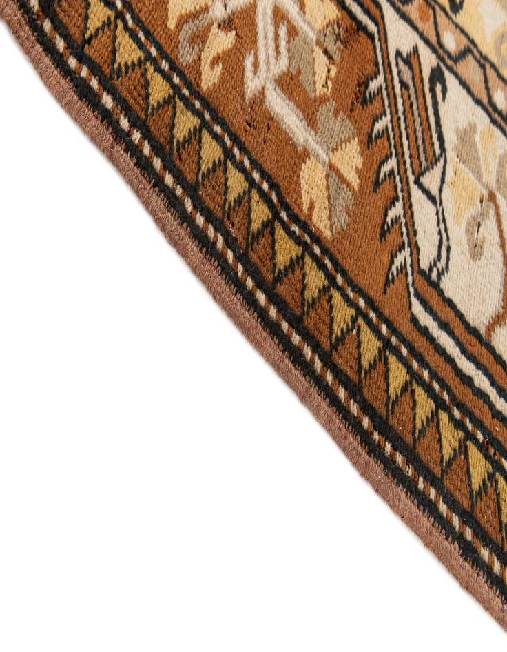 Detail image of  4' x 7' 6  Hand Knotted Kars Wool Rug