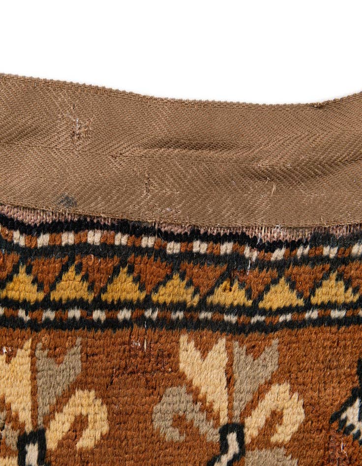 Detail image of  4' x 7' 6  Hand Knotted Kars Wool Rug