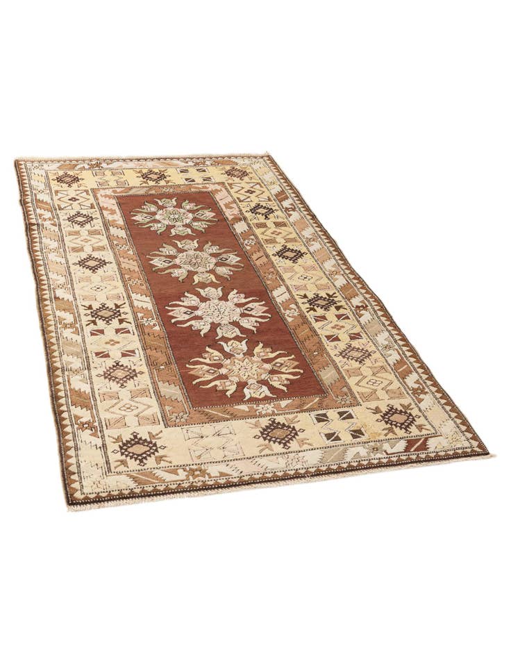 Detail image of  3' 9 x 6' 11  Hand Knotted Kars Wool Rug