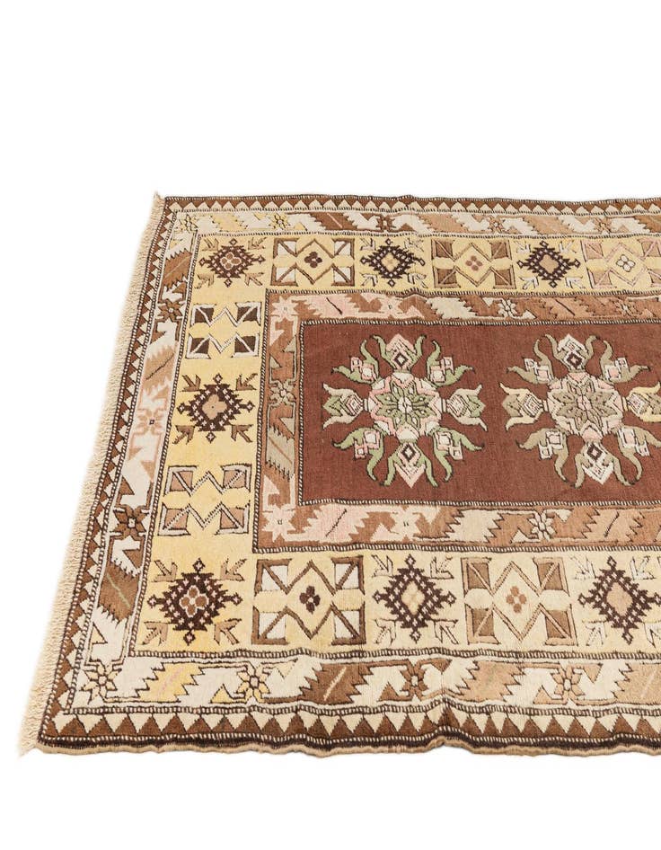 Detail image of  3' 9 x 6' 11  Hand Knotted Kars Wool Rug