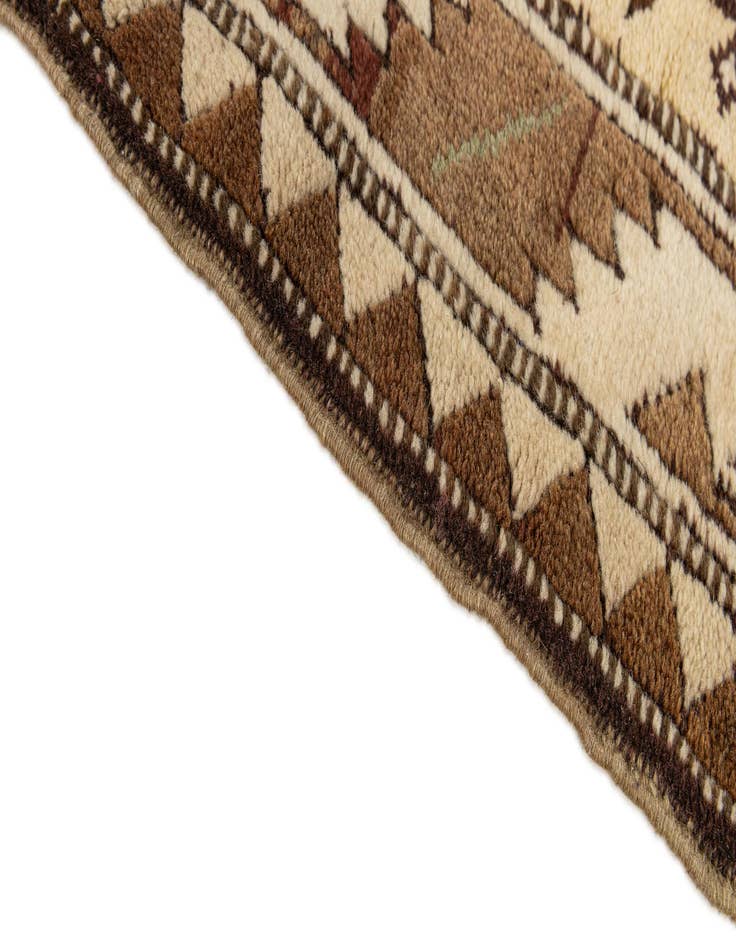 Detail image of  3' 9 x 6' 11  Hand Knotted Kars Wool Rug