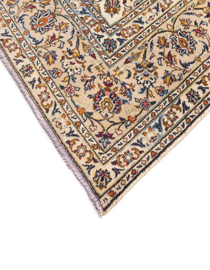 Detail image of  6' 3 x 9' 10 Kashan Wool Rug