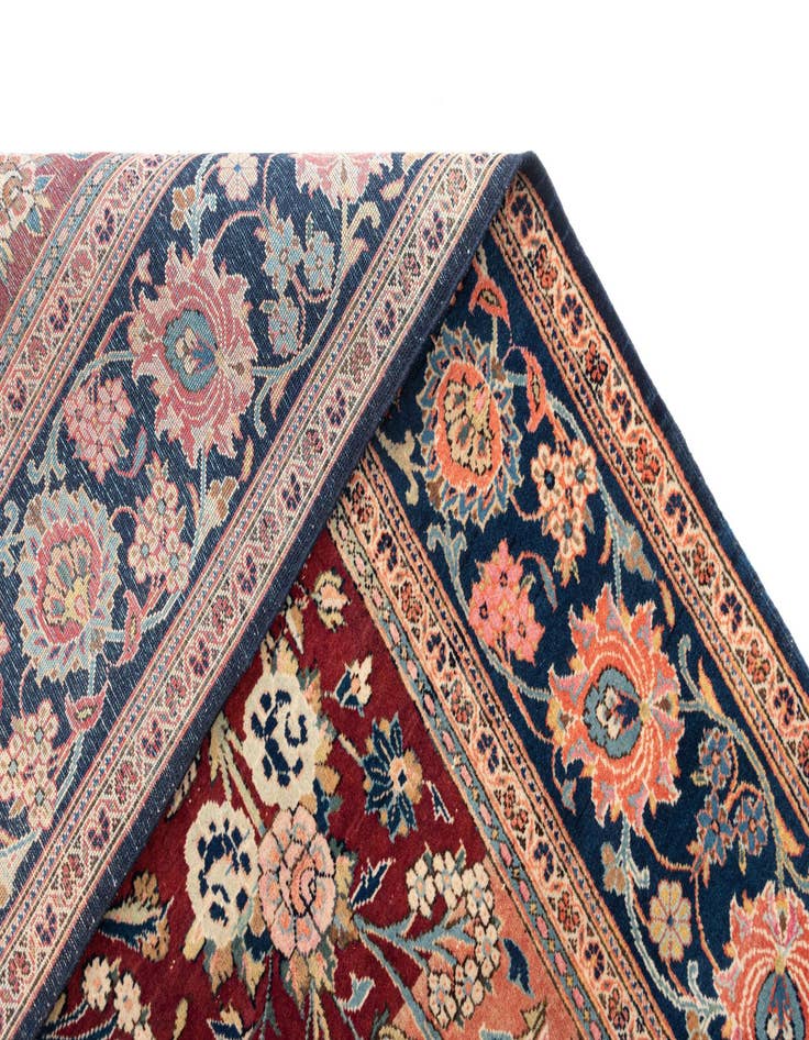 Detail image of  4' 5 x 6' 7 Kashan Wool Rug