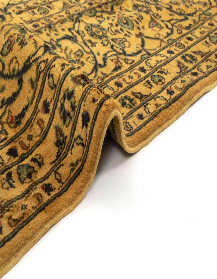 Detail image of  9' 7 x 12' 10  Hand Knotted Kashan Persian Wool Rug