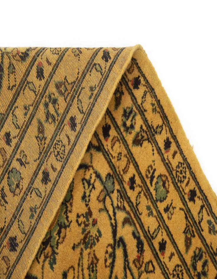 Detail image of  9' 7 x 12' 10  Hand Knotted Kashan Persian Wool Rug