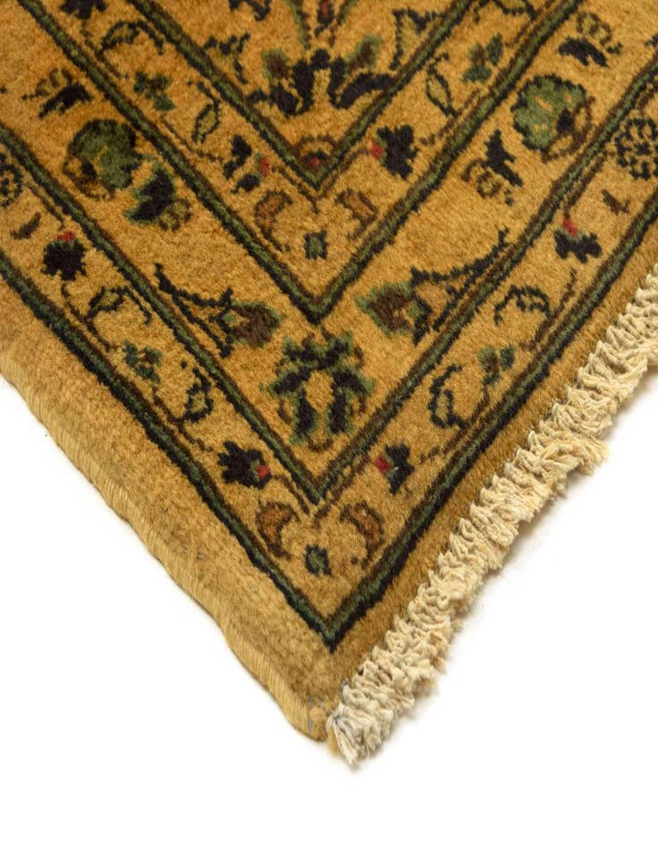 Detail image of  9' 7 x 12' 10  Hand Knotted Kashan Persian Wool Rug