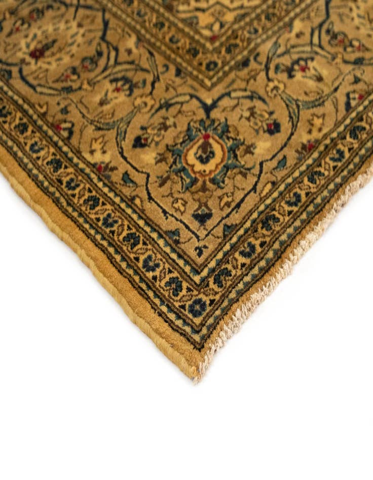 Detail image of  7' 11 x 11' 4  Hand Knotted Kashan Persian Wool Rug