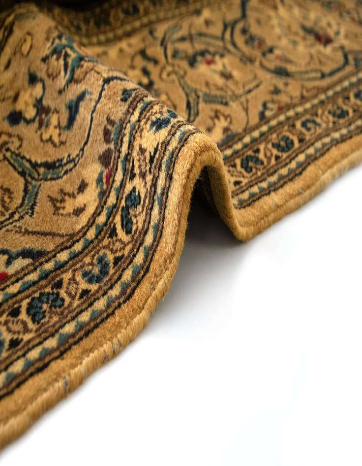 Detail image of  7' 11 x 11' 4  Hand Knotted Kashan Persian Wool Rug