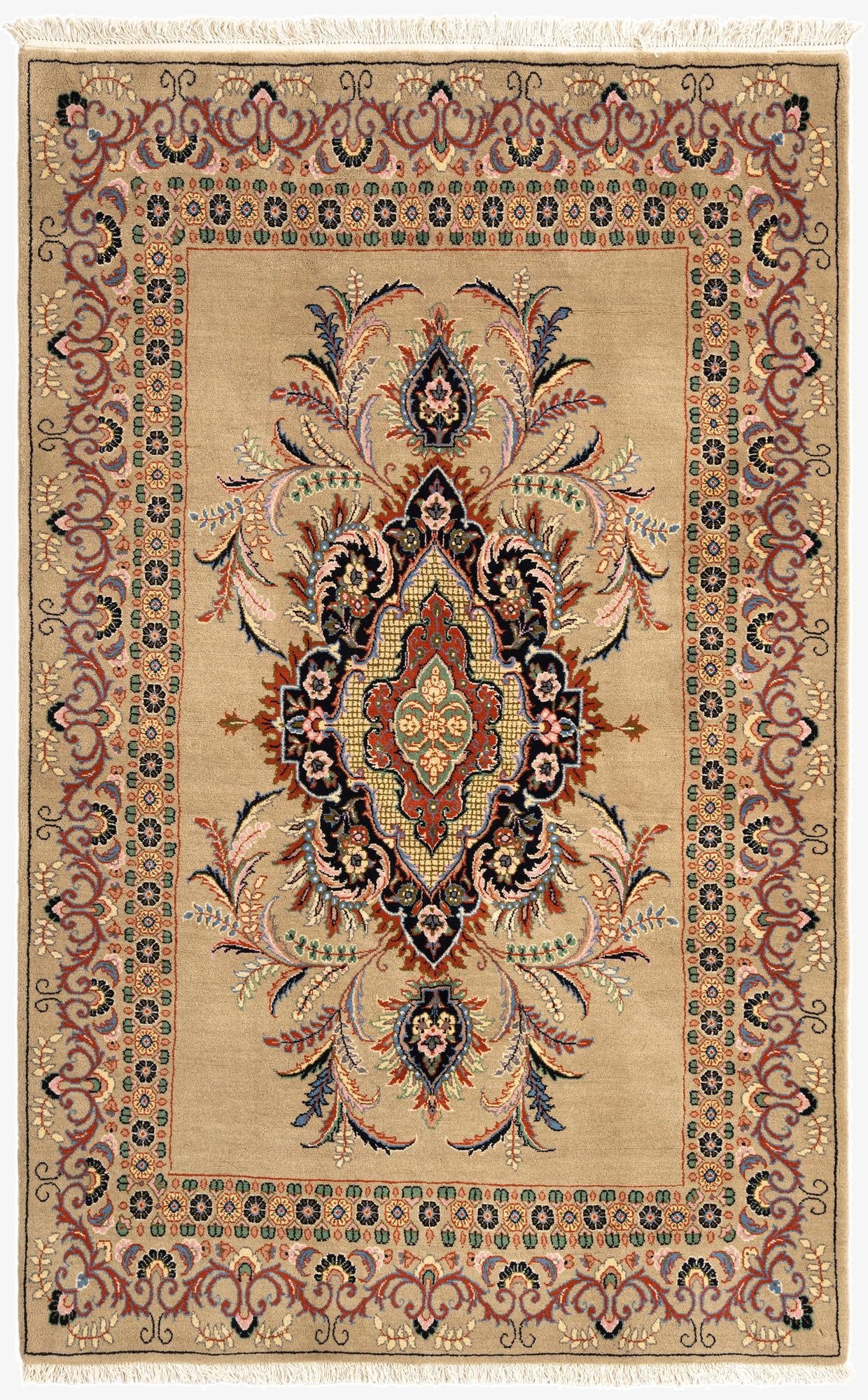  4' 6 x 7' 1 Kashan Rug