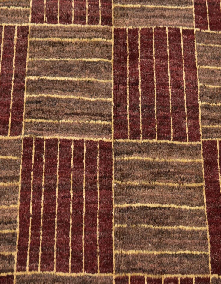 Detail image of  5' 5 x 7' 10  Hand Knotted Kashkuli Gabbeh Wool Rug