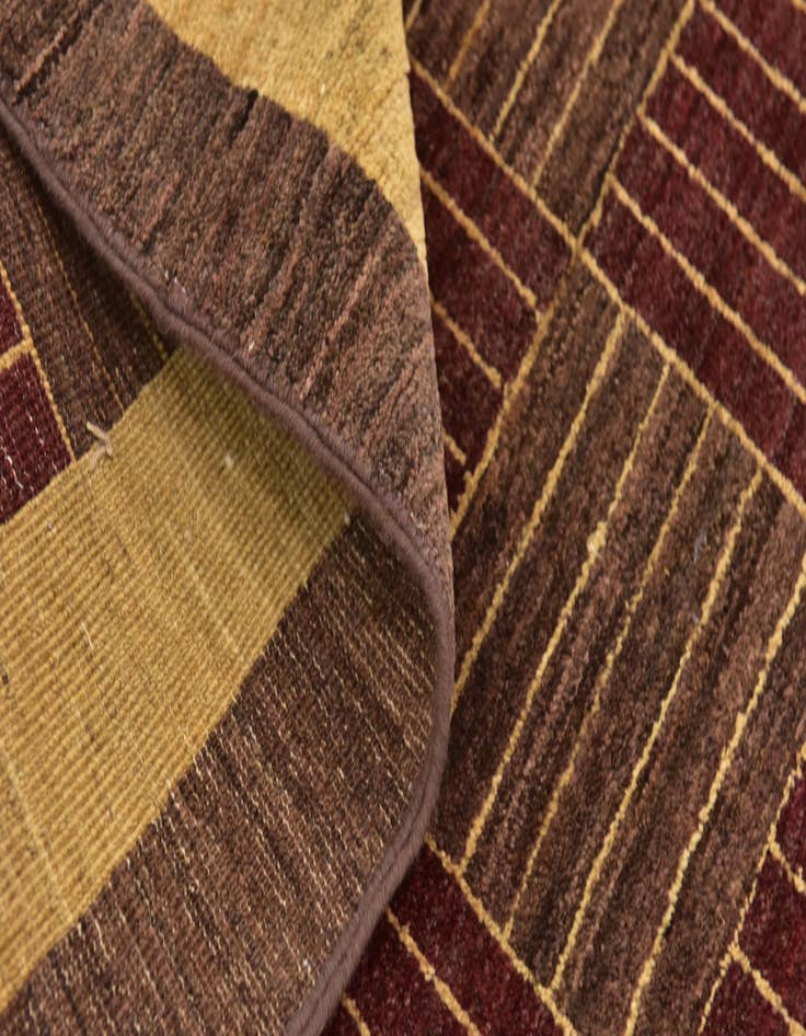 Detail image of  5' 5 x 7' 10  Hand Knotted Kashkuli Gabbeh Wool Rug