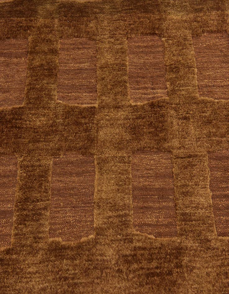Detail image of  5' 6 x 8'  Hand Knotted Kashkuli Gabbeh Wool Rug