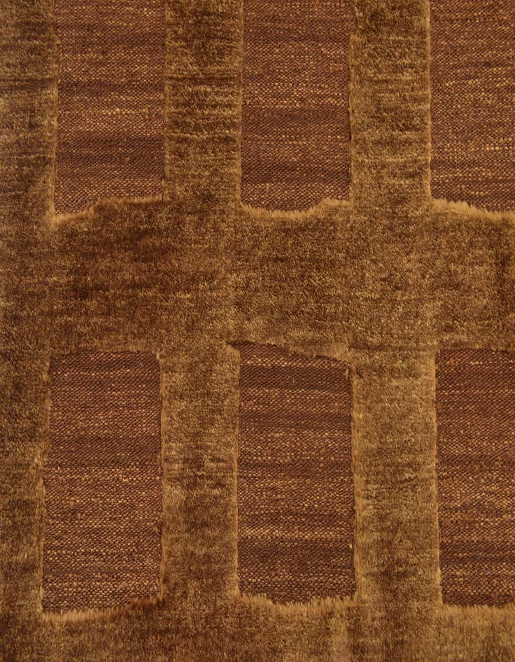 Detail image of  5' 6 x 8'  Hand Knotted Kashkuli Gabbeh Wool Rug