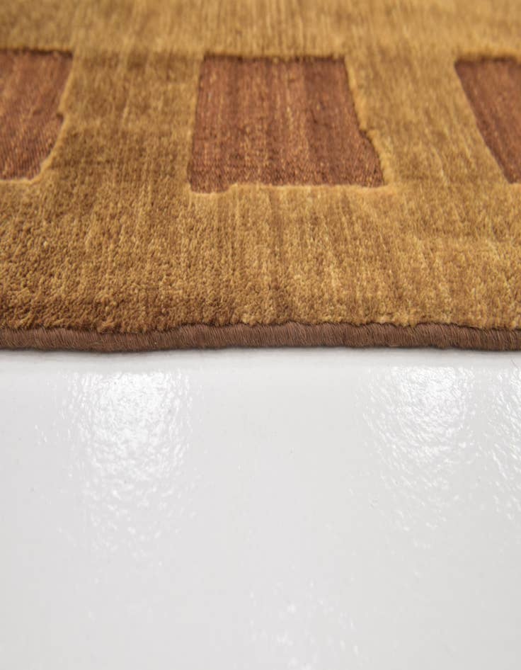 Detail image of  5' 6 x 8'  Hand Knotted Kashkuli Gabbeh Wool Rug