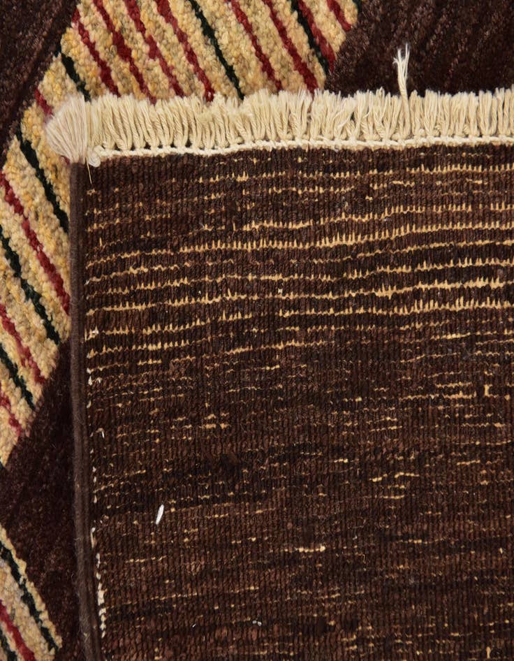 Detail image of  6' x 8' 8  Hand Knotted Kashkuli Gabbeh Wool Rug
