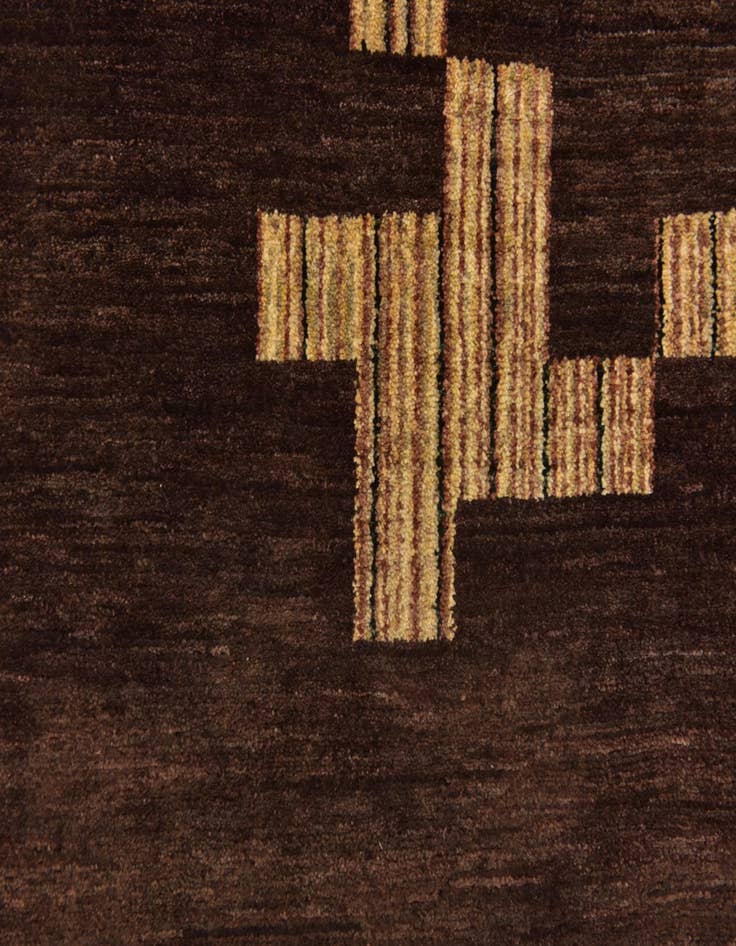 Detail image of  6' x 8' 8  Hand Knotted Kashkuli Gabbeh Wool Rug