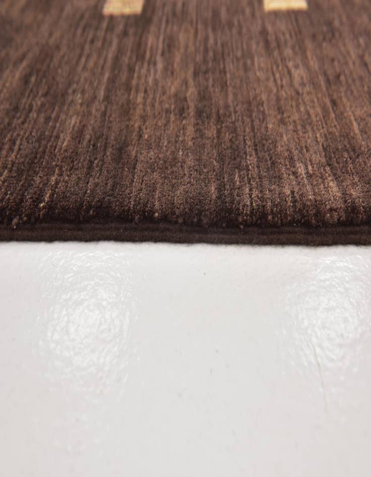 Detail image of  6' x 8' 8  Hand Knotted Kashkuli Gabbeh Wool Rug