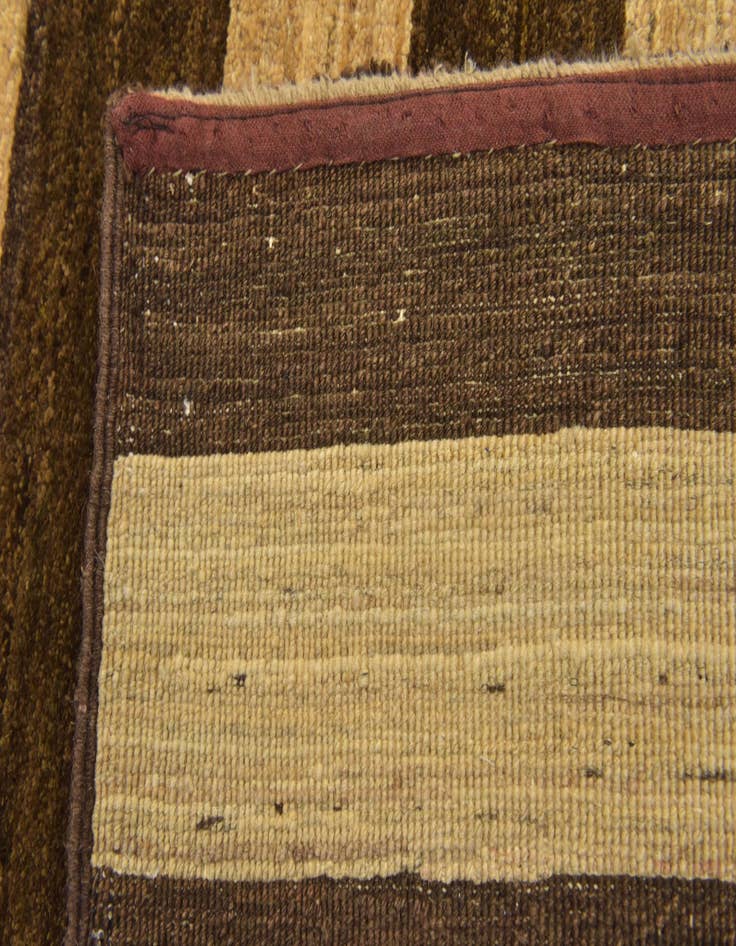 Detail image of  5' 7 x 7' 7  Hand Knotted Kashkuli Gabbeh Wool Rug