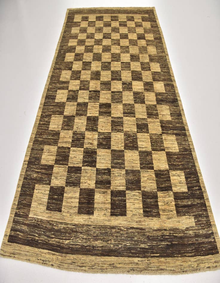 Detail image of  6' 6 x 9' 8  Hand Knotted Kashkuli Gabbeh Wool Rug