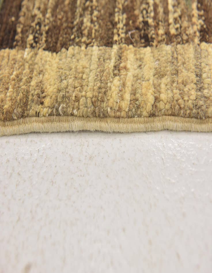 Detail image of  6' 6 x 9' 8  Hand Knotted Kashkuli Gabbeh Wool Rug