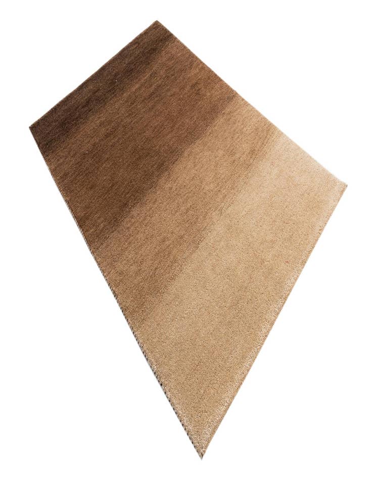 Detail image of  4' 1 x 6'  Hand Knotted Kashkuli Gabbeh Wool Rug