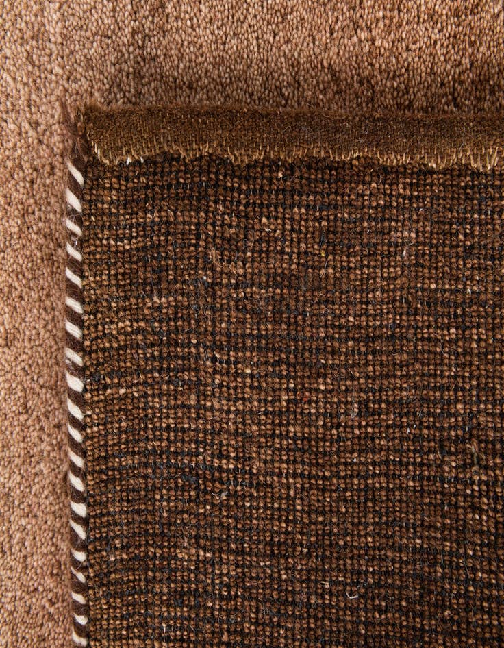 Detail image of  4' 10 x 6' 7  Hand Knotted Kashkuli Gabbeh Wool Rug
