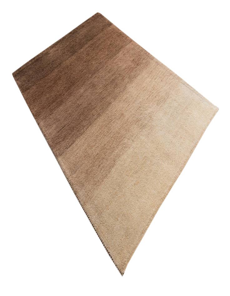 Detail image of  4' 10 x 6' 7  Hand Knotted Kashkuli Gabbeh Wool Rug