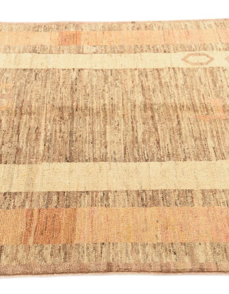 Detail image of  3' 9 x 5' 10  Hand Knotted Kashkuli Gabbeh Wool Rug