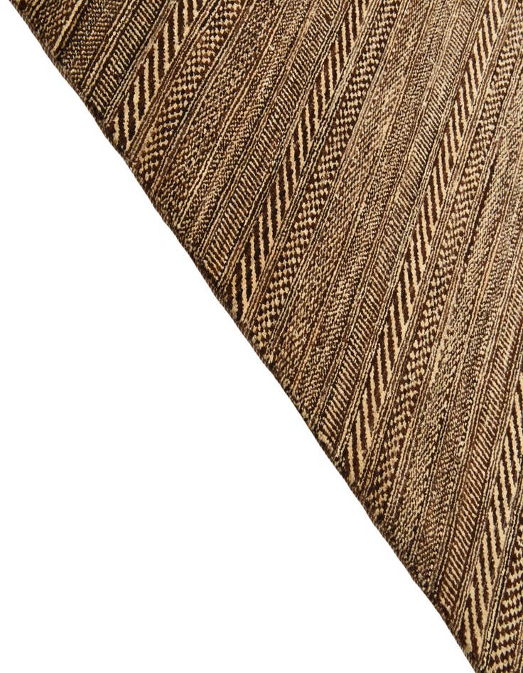 Detail image of  4' 7 x 6' 9  Hand Knotted Kashkuli Gabbeh Oriental Wool Rug