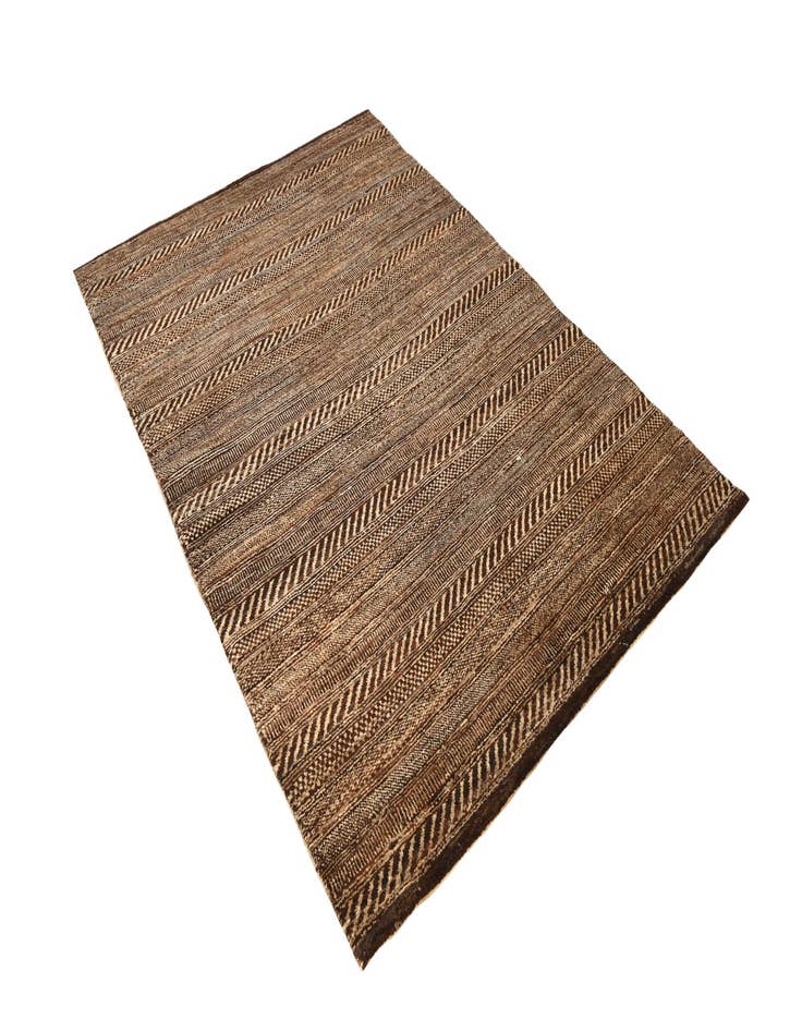 Detail image of  4' 5 x 6' 8  Hand Knotted Kashkuli Gabbeh Oriental Wool Rug