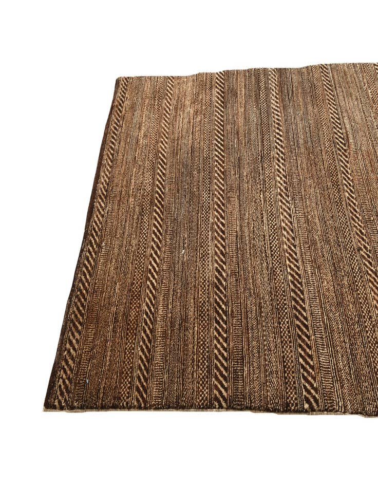 Detail image of  4' 5 x 6' 8  Hand Knotted Kashkuli Gabbeh Oriental Wool Rug