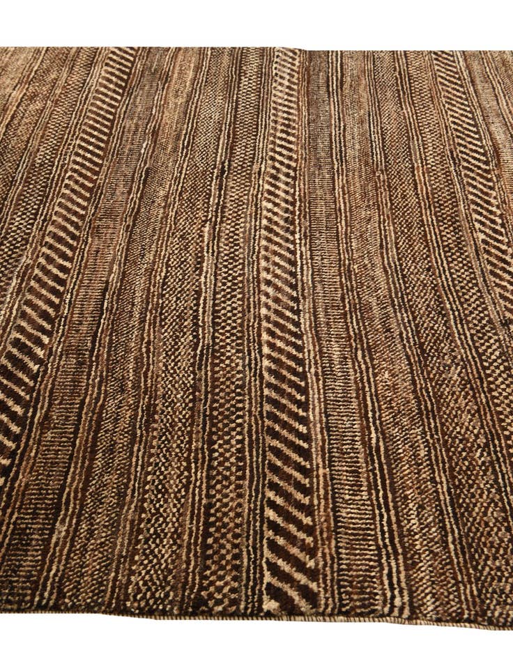 Detail image of  4' 5 x 6' 8  Hand Knotted Kashkuli Gabbeh Oriental Wool Rug