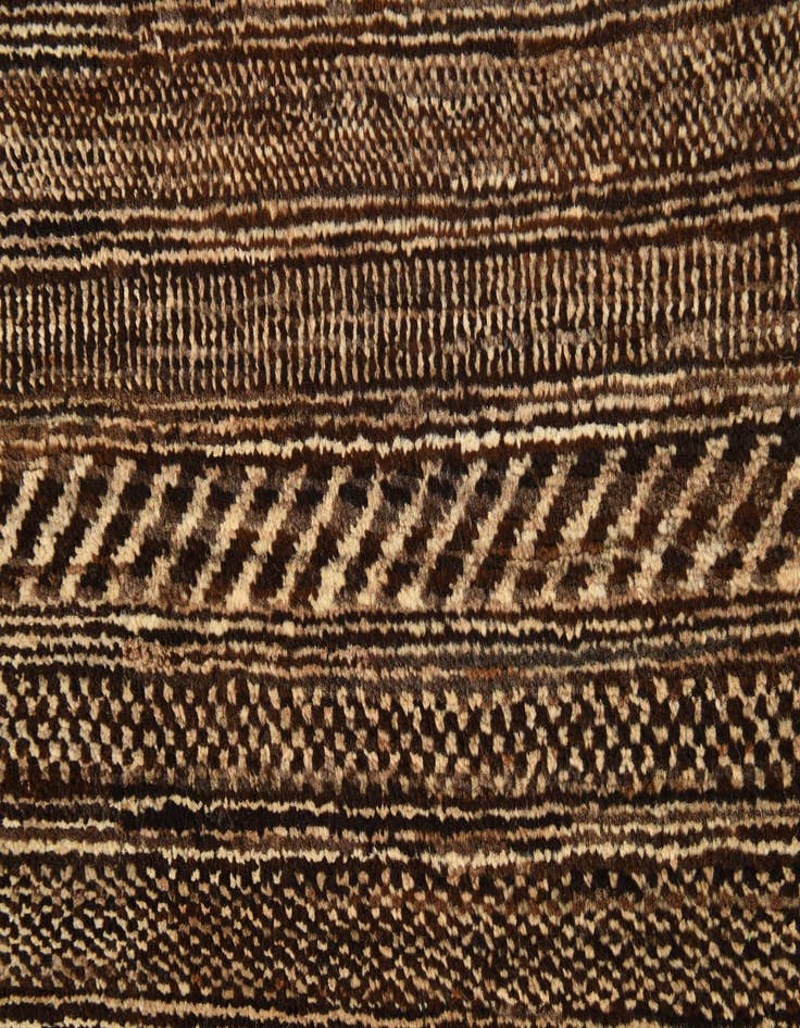 Detail image of  4' 5 x 6' 8  Hand Knotted Kashkuli Gabbeh Oriental Wool Rug